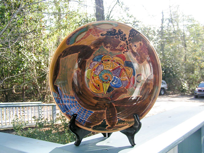 Patricia Findeisen Decorated Camellia Bowl